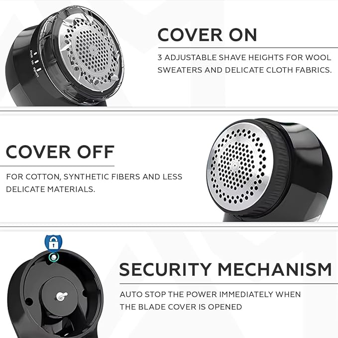 Electric Fabric Shaver โ USB Rechargeable Lint Remover Electric Fabric Shaver โ USB Rechargeable Lint Remover